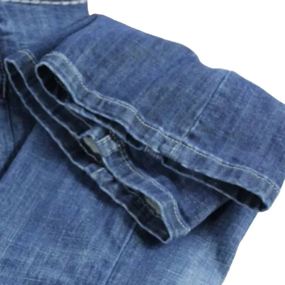 Stetson Medium Blue Fade Classic Boot Denim Jeans, Size 6 (Short)
